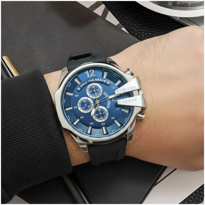 Diese_l Mega Chief Set Chronograph blue