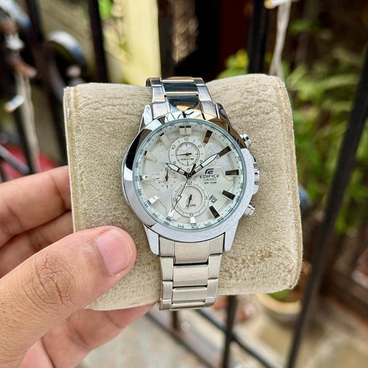 Casio Edifice Ex295 World Map silver