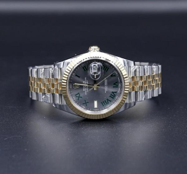 Role_x Oyster Perpetual Date Just Gold Working Like Automatic